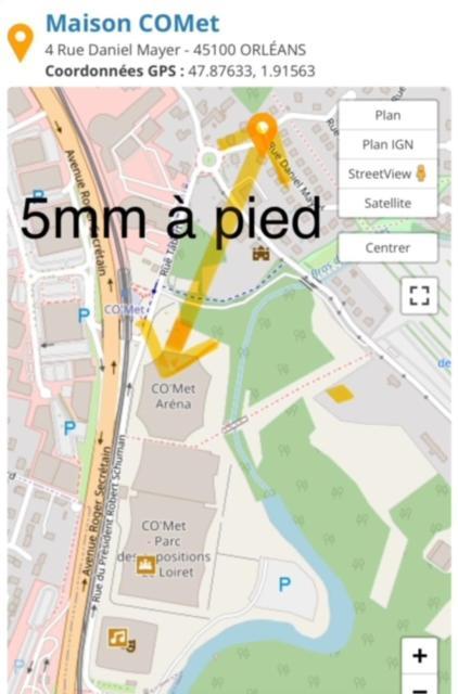 Maison Comet Avec Jardin Et Parking Orléans Eksteriør bilde